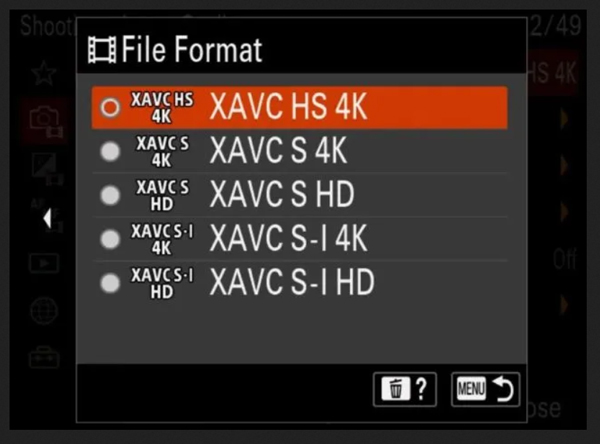 XAVC HS