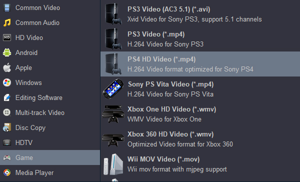PlayStation 5 Video Converter - Convert MKV and MP4 to PlayStation 5