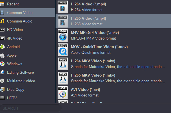 Convert 4K ProRes to H.265