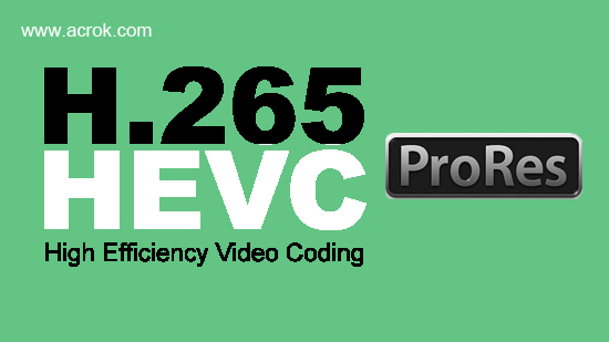 H.265 to ProRes Converter - Edit H.265 video in FCP X