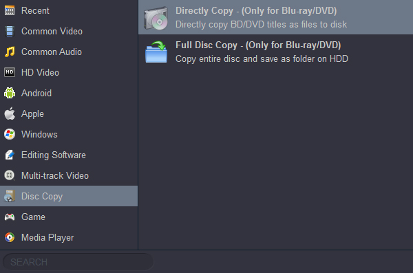 Backup Blu-ray movies to SD Card