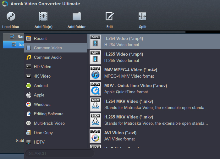 Convert any video, Blu-ray or DVD to Sony TV supported video format