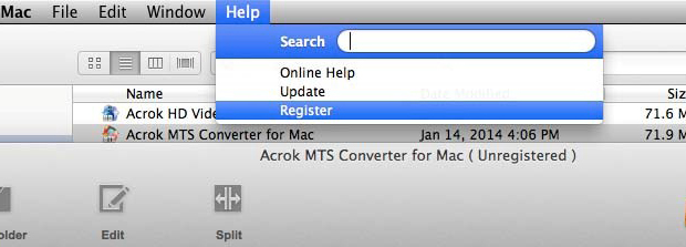 register 64-bit Mac version
