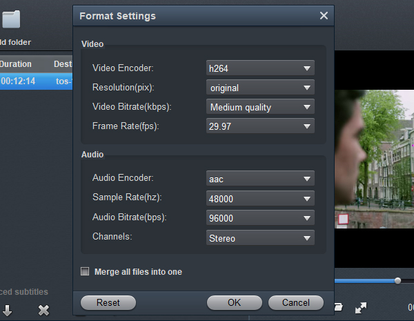 Acrok Video Converter Ultimate - Settings