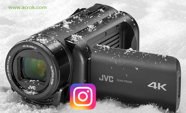 Can't upload JVC GZ-RY980H 4K video to Instagram - Solved