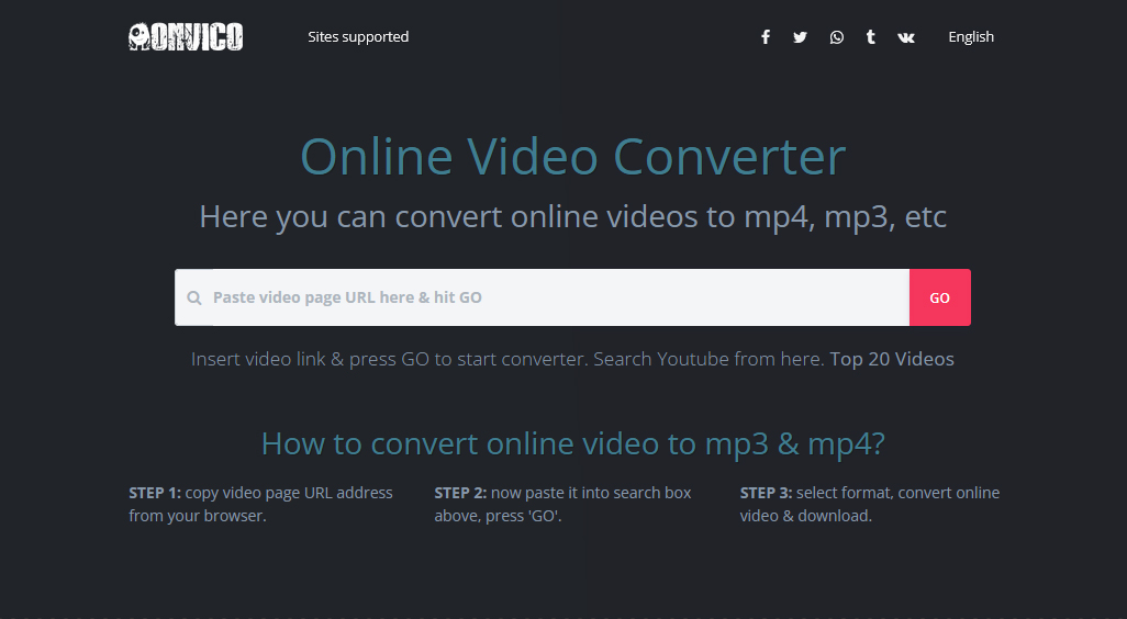 Convert M3U8 to MP4 with Online Converters