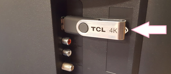 TCL TV USB Port