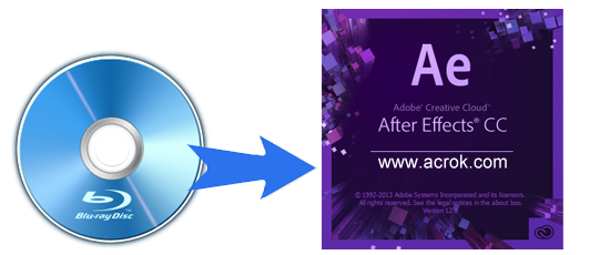 Blu-ray to After Effects CC | Edit Blu-ray in After Effects CC
