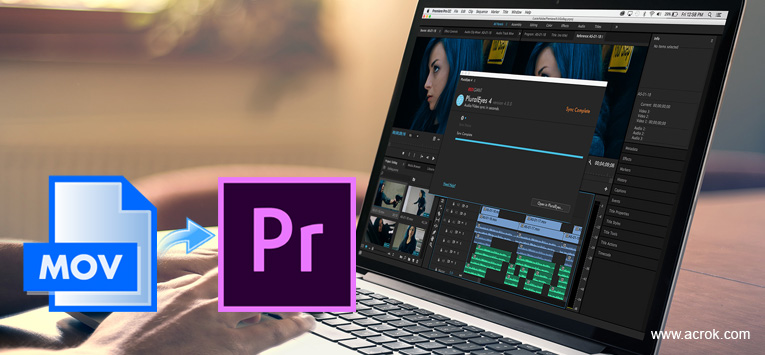 Import MOV format into Premiere Pro CC for editing