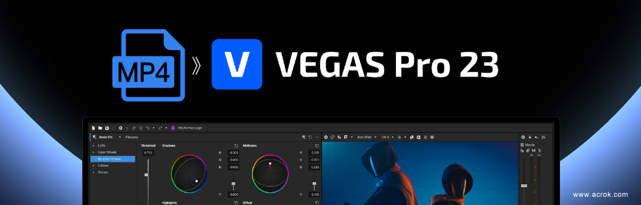 Vegas Pro MP4 - Import MP4 to Vegas Pro