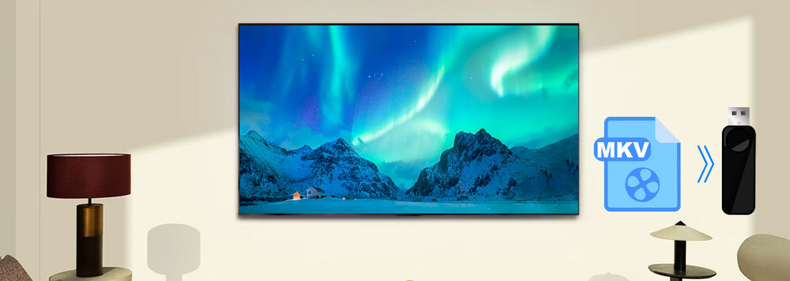 Play MKV movies on LG B4 OLED TV via USB flash drive