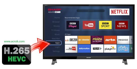 Sharp TV Video Converter-convert and watch any movies on Sharp TV
