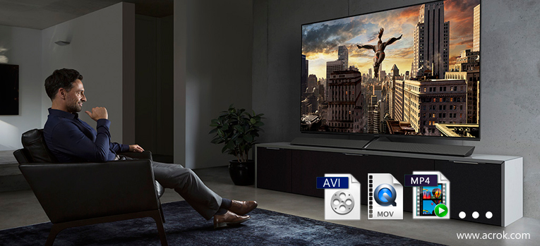 Play MP4 moives on Panasonic TV from USB