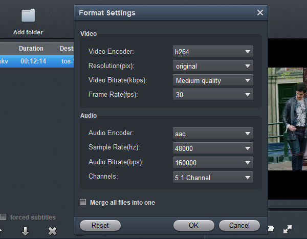 Premiere Pro CC supported video format - Settings