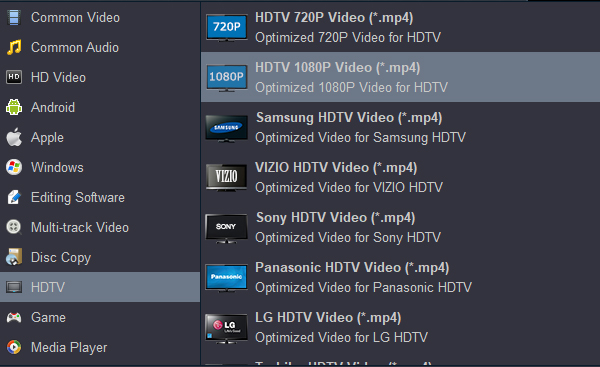 Convert Blu-ray to H.264 MP4 for playing on Samsung Smart tV