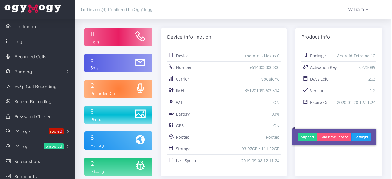 OgyMogy - Best Free WhatsApp Monitoring App for Android