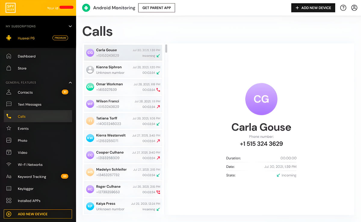 Spynger - 2026 Best Free WhatsApp Monitoring App for Android