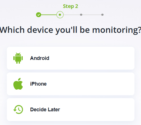 Choose WhatsApp monitoring app