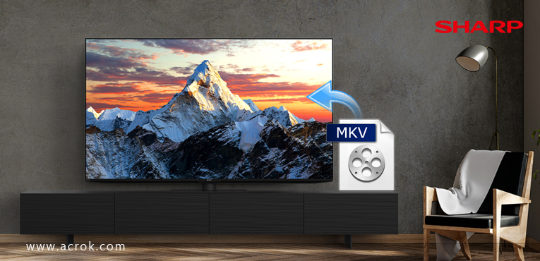 Play MKV movies on Sharp 4K and FHD TV from USB