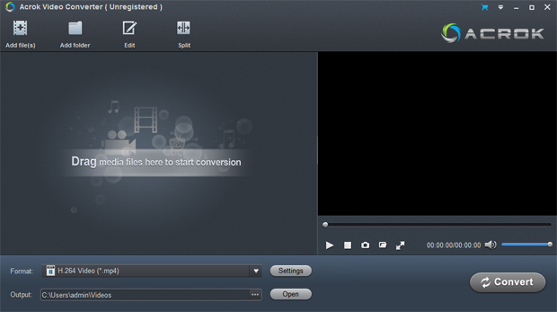 Acrok Video Converter for Mac