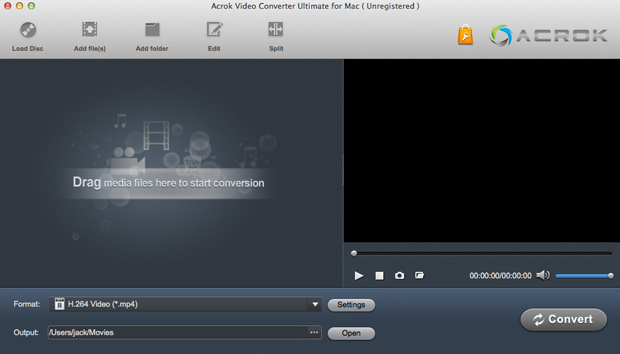Acrok Video Converter Ultimate for Mac