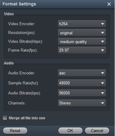 Acrok MTS Converter  -Settings