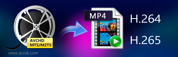 How to convert MTS to MP4 for free?