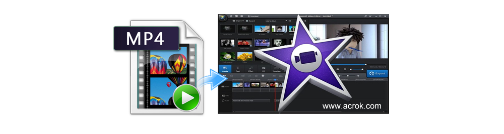 Import and edit MP4 file in iMovie