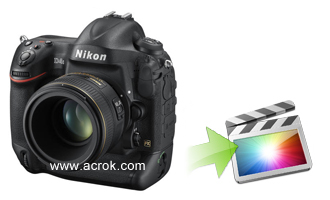 Convert Nikon D4S H.264 MOV to ProRes MOV for FCP X